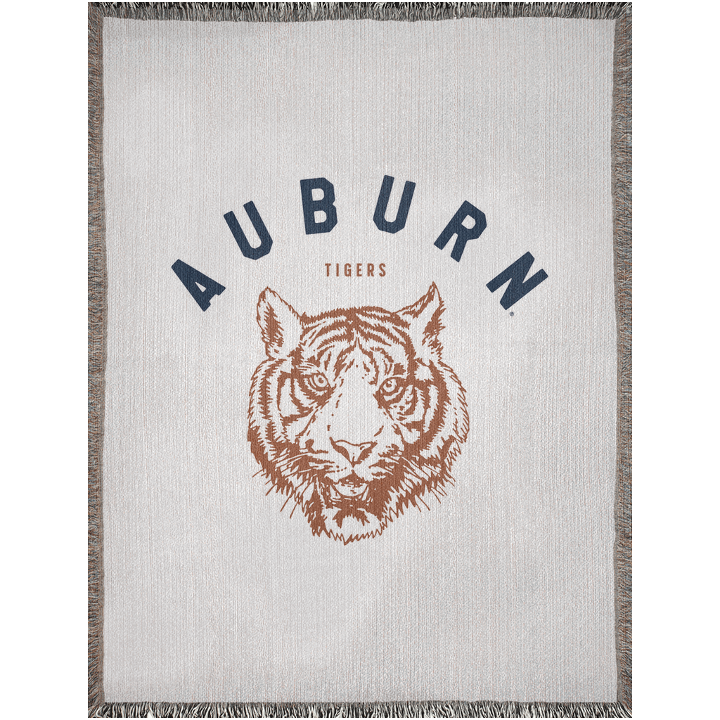 The Auburn Tigers Woven Blanket – Scarlet & Gold